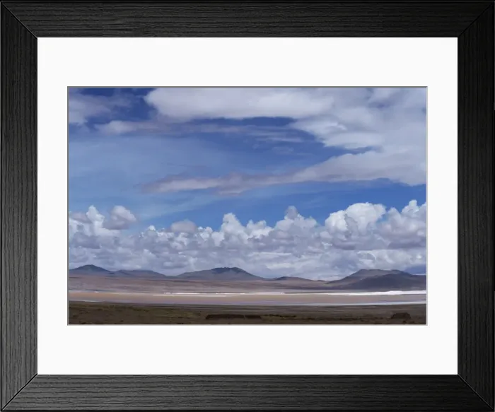 Framed Print : Colorado Lake, Bolivia, South America Framed Print : Colorado Lake, Bolivia, South America