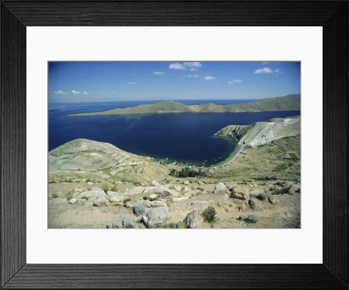Framed Print : Isla del Sol, Lake Titicaca, Bolivia, South America Framed Print : Isla del Sol, Lake Titicaca, Bolivia, South America