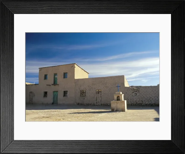 Framed Print : Plaza Major, San Juan, near Salar de Uyuni, Bolivia, South America Framed Print : Plaza Major, San Juan, near Salar de Uyuni, Bolivia, South America