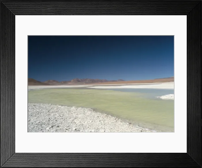 Framed Print : Laguna Verde, Salar de Uyuni, Bolivia, South America Framed Print : Laguna Verde, Salar de Uyuni, Bolivia, South America