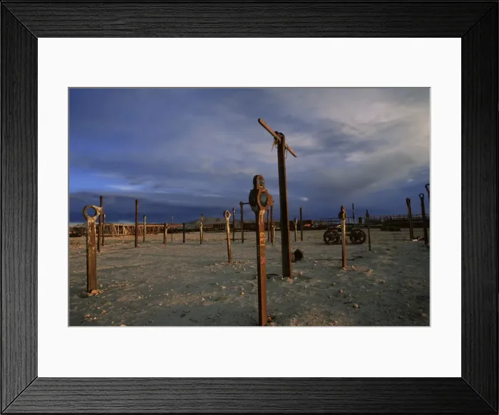 Framed Print : Train graveyard, Uyuni, Bolivia, South America Framed Print : Train graveyard, Uyuni, Bolivia, South America