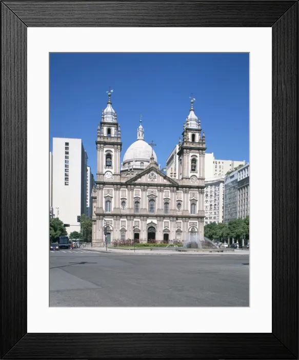 Framed Print : Candelaria church, Rio de Janeiro, Brazil, South America Framed Print : Candelaria church, Rio de Janeiro, Brazil, South America