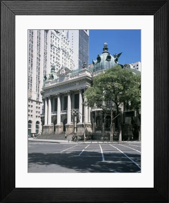 Framed Print : Municipal Theatre, Rio de Janeiro, Brazil, South America Framed Print : Municipal Theatre, Rio de Janeiro, Brazil, South America