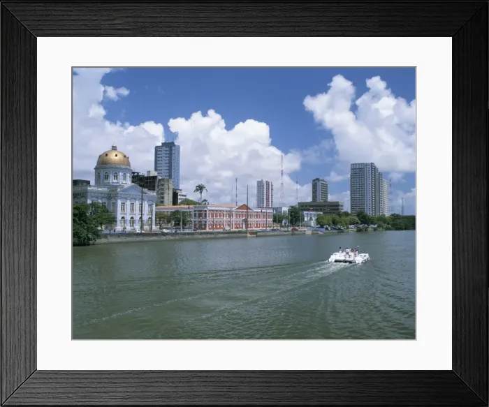 Framed Print : Waterfront, Recife, Pernambuco, Brazil, South America Framed Print : Waterfront, Recife, Pernambuco, Brazil, South America