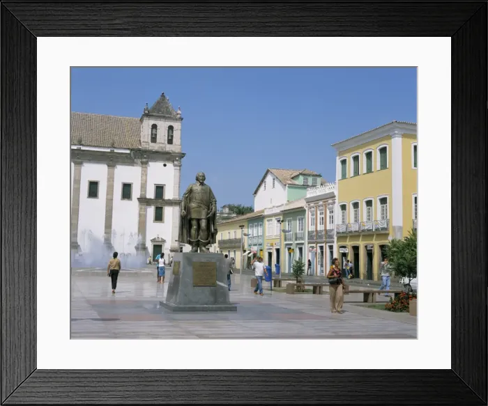 Framed Print : Cathedral Square, Salvador, Bahia, Brazil, South America Framed Print : Cathedral Square, Salvador, Bahia, Brazil, South America