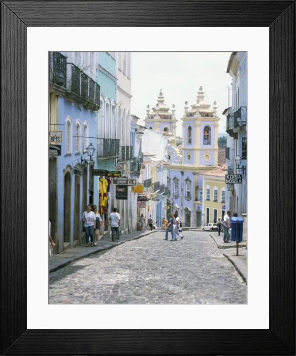 Framed Print : Pelhourinho, Salvador de Bahia, UNESCO World Heritage Site, Bahia, Brazil, South America Framed Print : Pelhourinho, Salvador de Bahia, UNESCO World Heritage Site, Bahia, Brazil, South America