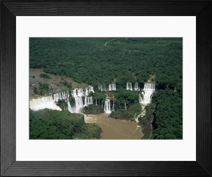 Framed Print : Aerial view of the Iguassu Falls, Iguassu National Park, UNESCO World Heritage Site Framed Print : Aerial view of the Iguassu Falls, Iguassu National Park, UNESCO World Heritage Site