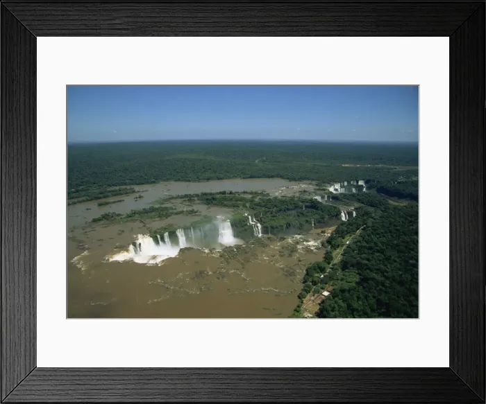 Framed Print : Aerial view, Perena, Brazil, South America Framed Print : Aerial view, Perena, Brazil, South America