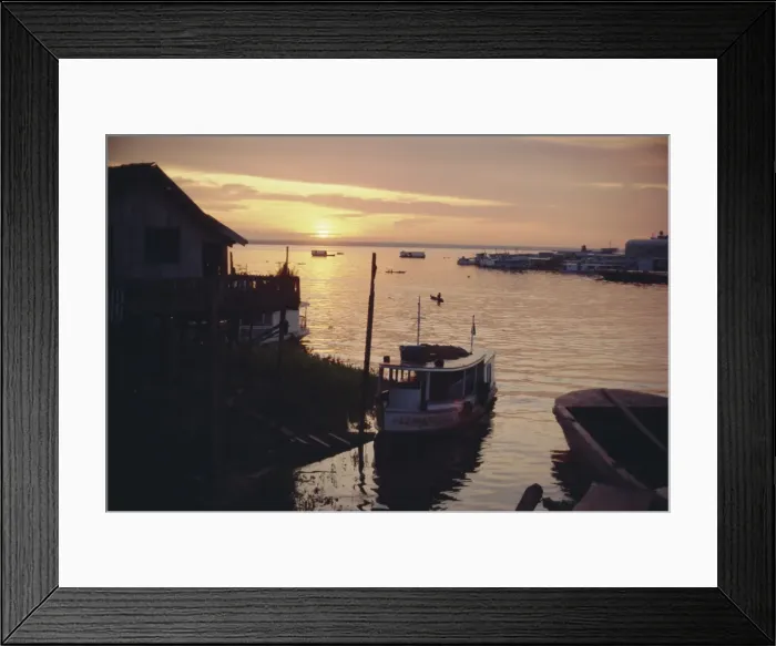 Framed Print : River Amazon, Manaus, Brazil, South America Framed Print : River Amazon, Manaus, Brazil, South America