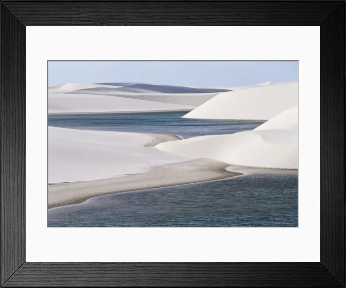 Framed Print : Sand dunes near Lagoa Bonita, Parque Nacional dos Lencois Maranhenses, Brazil Framed Print : Sand dunes near Lagoa Bonita, Parque Nacional dos Lencois Maranhenses, Brazil