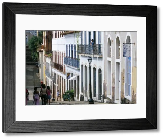 Framed Print : Old colonial houses, Sao Luis, UNESCO World Heritage Site, Maranhao, Brazil Framed Print : Old colonial houses, Sao Luis, UNESCO World Heritage Site, Maranhao, Brazil