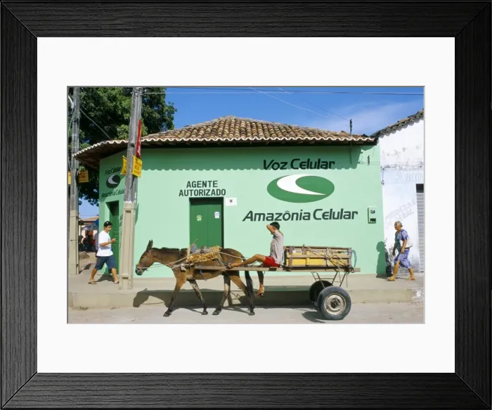 Framed Print : Street scene, Barreirinhas, Lencois Maranhenses, Brazil, South America Framed Print : Street scene, Barreirinhas, Lencois Maranhenses, Brazil, South America