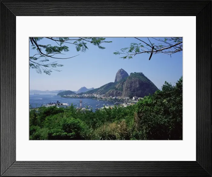 Framed Print : View of Pao de Acucar (Sugar Loaf), Rio de Janeiro, Brazil, South America Framed Print : View of Pao de Acucar (Sugar Loaf), Rio de Janeiro, Brazil, South America