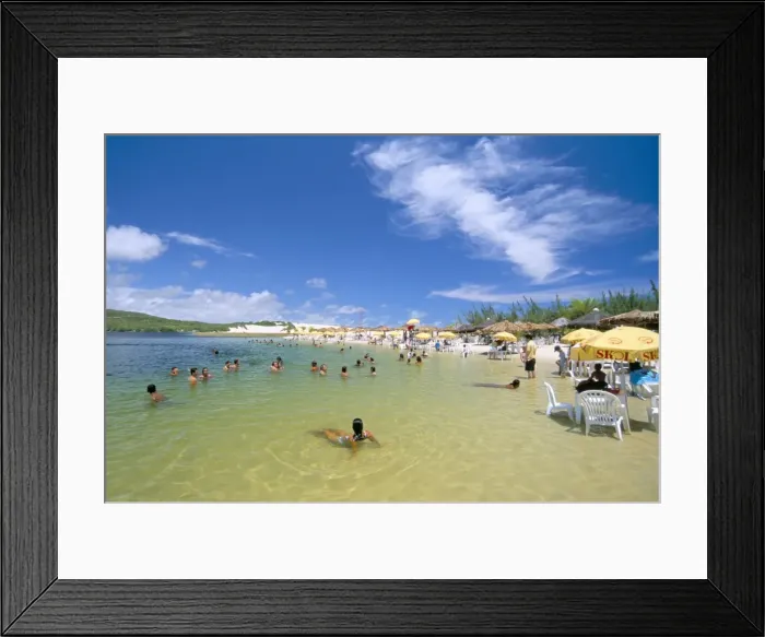 Framed Print : Pitangui Lake, Pigangui, Natal, Rio Grande do Norte state, Brazil, South America