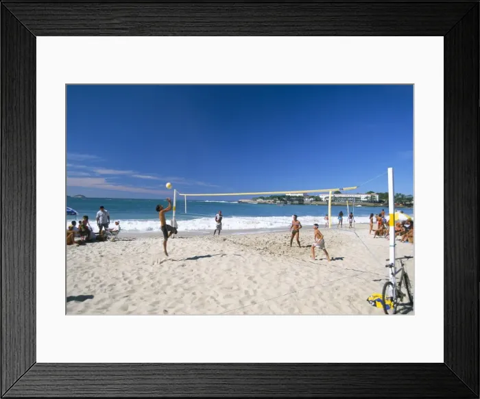 Framed Print : Copacabana beach, Rio de Janeiro, Brazil, South America Framed Print : Copacabana beach, Rio de Janeiro, Brazil, South America