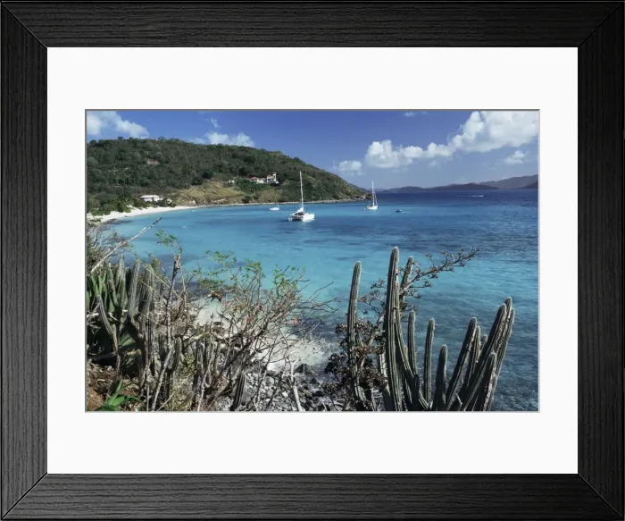 Framed Print : White Bay, Jost van Dyke, British Virgin Islands, West Indies, Caribbean, Central America Framed Print : White Bay, Jost van Dyke, British Virgin Islands, West Indies, Caribbean, Central America