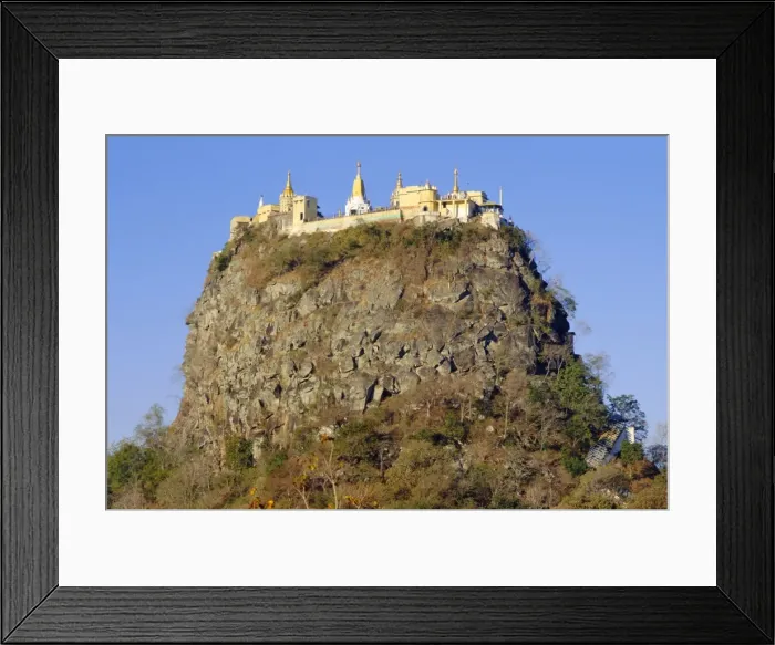 Framed Print : Mount Popa, home of the Mahagiri Nats (spirits), Myanmar (Burma) Framed Print : Mount Popa, home of the Mahagiri Nats (spirits), Myanmar (Burma)
