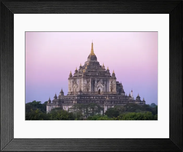 Framed Print : Thatbyinnyu Pahto Temple at dusk, Bagan (Pagan), Myanmar (Burma) Framed Print : Thatbyinnyu Pahto Temple at dusk, Bagan (Pagan), Myanmar (Burma)