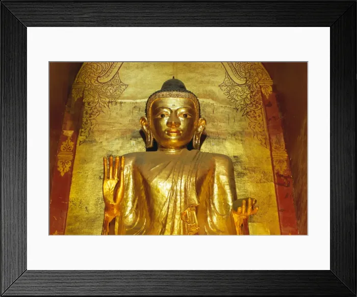 Framed Print : Standing Buddha statue, Ananda Pahto temple, Bagan (Pagan), Myanmar (Burma), Asia Framed Print : Standing Buddha statue, Ananda Pahto temple, Bagan (Pagan), Myanmar (Burma), Asia