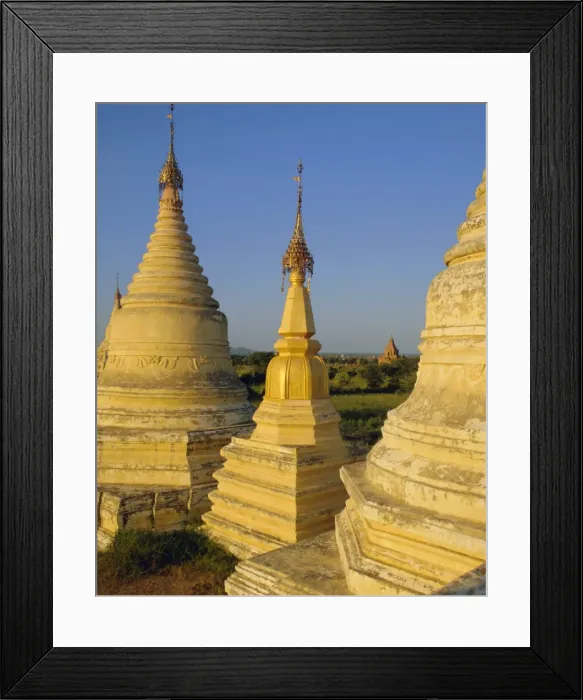 Framed Print : Pagodas, Bagan (Pagan), Myanmar (Burma) Framed Print : Pagodas, Bagan (Pagan), Myanmar (Burma)