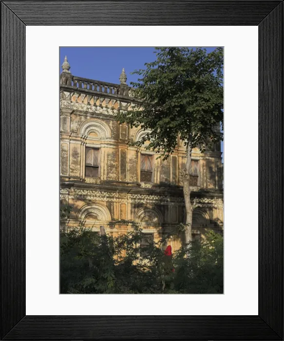 Framed Print : British colonial building, Salay, Myanmar (Burma), Asia Framed Print : British colonial building, Salay, Myanmar (Burma), Asia