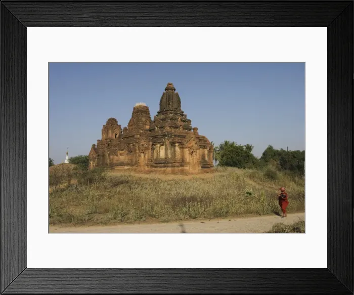 Framed Print : Payathonzu complex of three brick shrines with interconnected sikara, Salay Framed Print : Payathonzu complex of three brick shrines with interconnected sikara, Salay