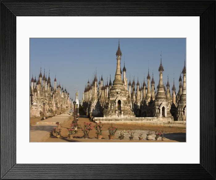 Framed Print : Kakku Buddhist Ruins, said to contain over two thousand brick and laterite stupas Framed Print : Kakku Buddhist Ruins, said to contain over two thousand brick and laterite stupas