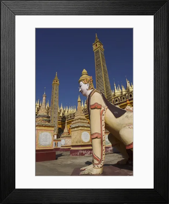 Framed Print : A guardian Nat protects the paya, Thanboddhay Paya built in the 20th century by Moehnyin Sayadaw Framed Print : A guardian Nat protects the paya, Thanboddhay Paya built in the 20th century by Moehnyin Sayadaw