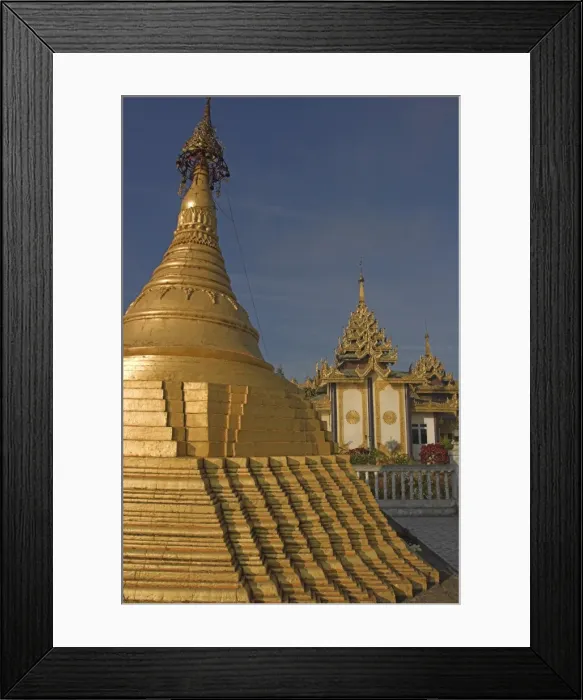 Framed Print : Wat Naung Khan, Kengtung (Kyaing Tong), Shan state, Myanmar (Burma), Asia