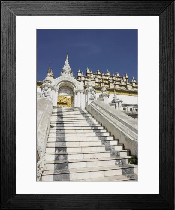 Framed Print : Atumashi Kyaung (Incomparable Monastery) orginally built by King Mindun in 1857 Framed Print : Atumashi Kyaung (Incomparable Monastery) orginally built by King Mindun in 1857