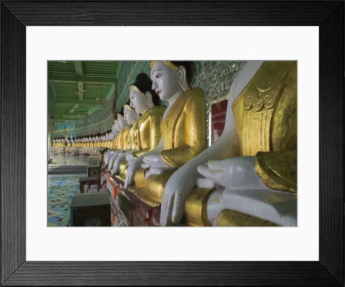 Framed Print : Buddha images, Umin Thounzeh (30 Caves), Sagaing, Sagaing Hill, near Mandalay Framed Print : Buddha images, Umin Thounzeh (30 Caves), Sagaing, Sagaing Hill, near Mandalay