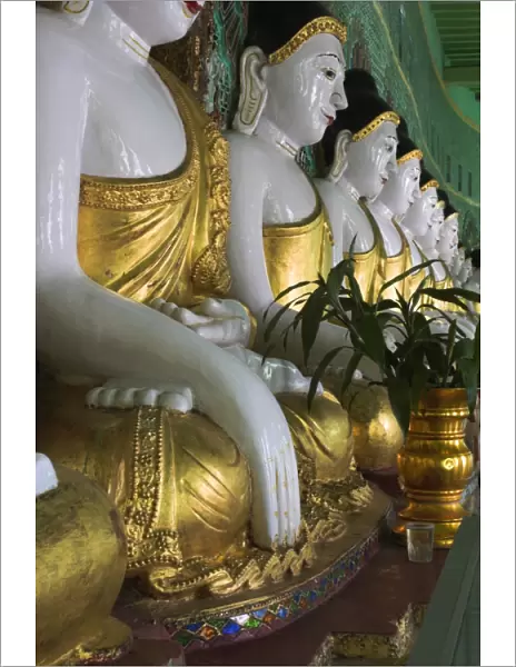Buddha images, Umin Thounzeh (30 Caves), Sagaing, Sagaing Hill, near Mandalay
