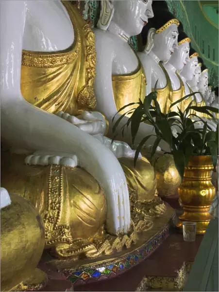 Buddha images, Umin Thounzeh (30 Caves), Sagaing, Sagaing Hill, near Mandalay
