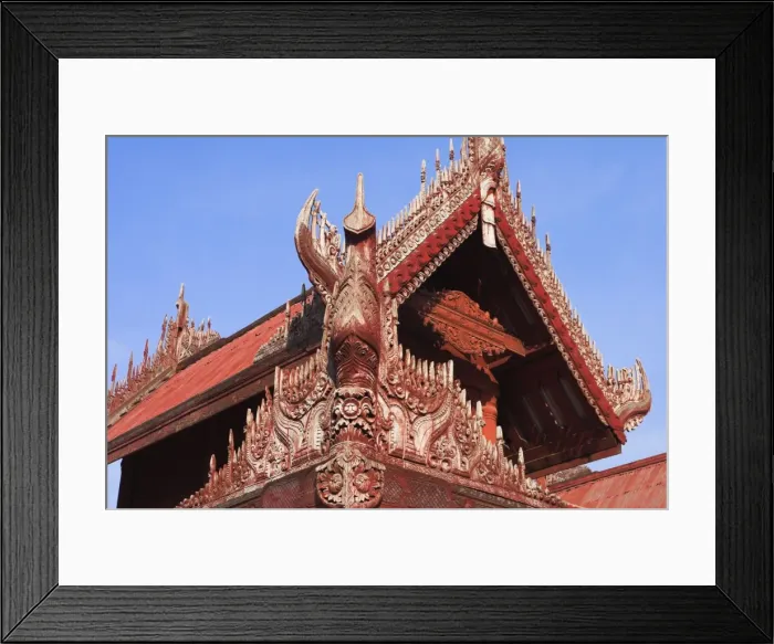 Framed Print : Reconstructed buildings at Mandalay Royal Palace, Mandalay, Myanmar (Burma), Asia Framed Print : Reconstructed buildings at Mandalay Royal Palace, Mandalay, Myanmar (Burma), Asia