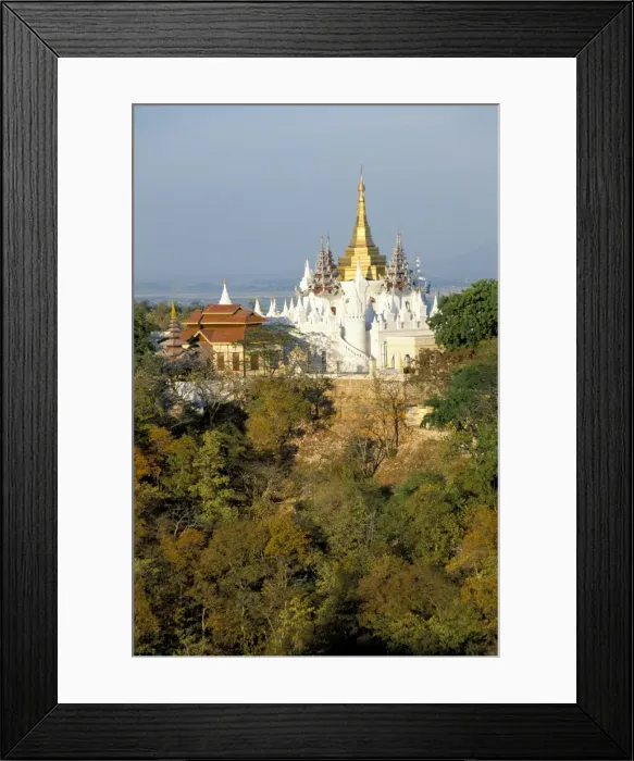 Framed Print : U Min Kyaukse Pagoda, Sagaing, Myanmar (Burma), Asia Framed Print : U Min Kyaukse Pagoda, Sagaing, Myanmar (Burma), Asia