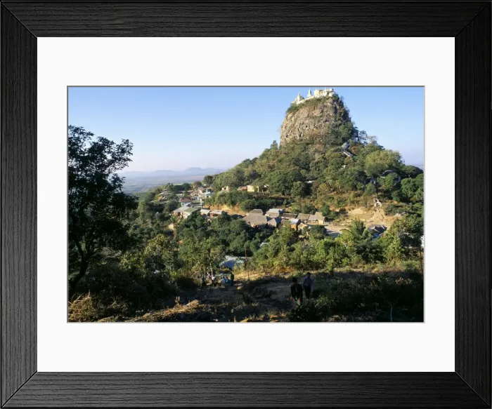 Framed Print : Mount Popa, centre of nat worship, Myanmar (Burma), Asia Framed Print : Mount Popa, centre of nat worship, Myanmar (Burma), Asia