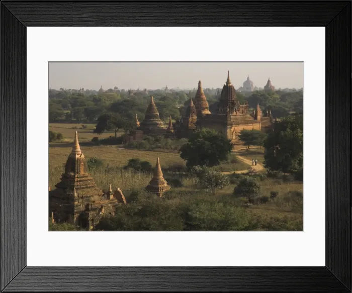 Framed Print : View from the Shwesandaw Paya of the extensive site of Bagan (Pagan) archaeological zone Framed Print : View from the Shwesandaw Paya of the extensive site of Bagan (Pagan) archaeological zone