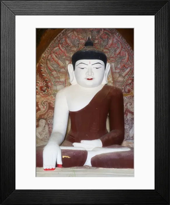 Framed Print : Buddha statue, Dhamma-yan-gyi Pahto, Bagan (Pagan), Myanmar (Burma), Asia Framed Print : Buddha statue, Dhamma-yan-gyi Pahto, Bagan (Pagan), Myanmar (Burma), Asia