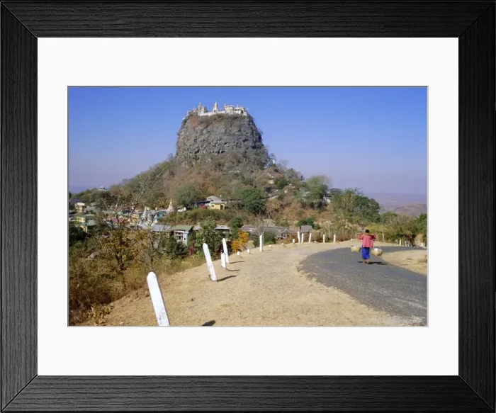 Framed Print : Mount Popa, Myanmar (Burma), Asia Framed Print : Mount Popa, Myanmar (Burma), Asia
