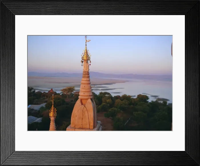 Framed Print : Lawkahtipan and Irrawaddy River, Bagan (Pagan), Myanmar (Burma), Asia Framed Print : Lawkahtipan and Irrawaddy River, Bagan (Pagan), Myanmar (Burma), Asia