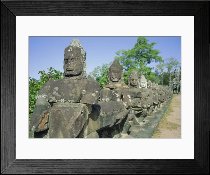 Framed Print : Angkor Thom, Angkor, Siem Reap, Cambodia, Indochina, Asia Framed Print : Angkor Thom, Angkor, Siem Reap, Cambodia, Indochina, Asia