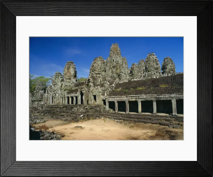 Framed Print : The Bayon Temple, Angkor, Siem Reap, Cambodia Framed Print : The Bayon Temple, Angkor, Siem Reap, Cambodia