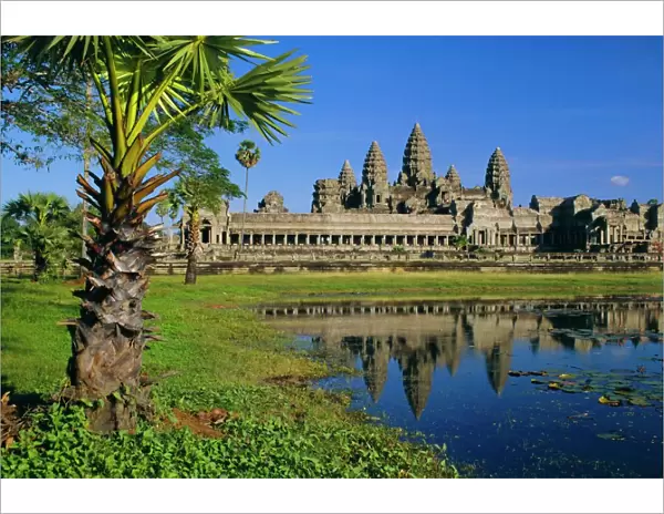 Angkor Wat, temple in the evening, Angkor, Siem Reap, Cambodia