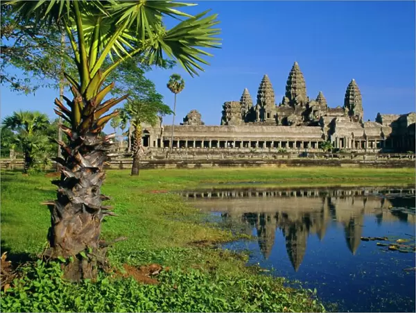 Angkor Wat, temple in the evening, Angkor, Siem Reap, Cambodia