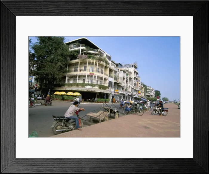 Framed Print : Sisowth Quay, Phnom Penh, Cambodia, Indochina, Southeast Asia, Asia Framed Print : Sisowth Quay, Phnom Penh, Cambodia, Indochina, Southeast Asia, Asia