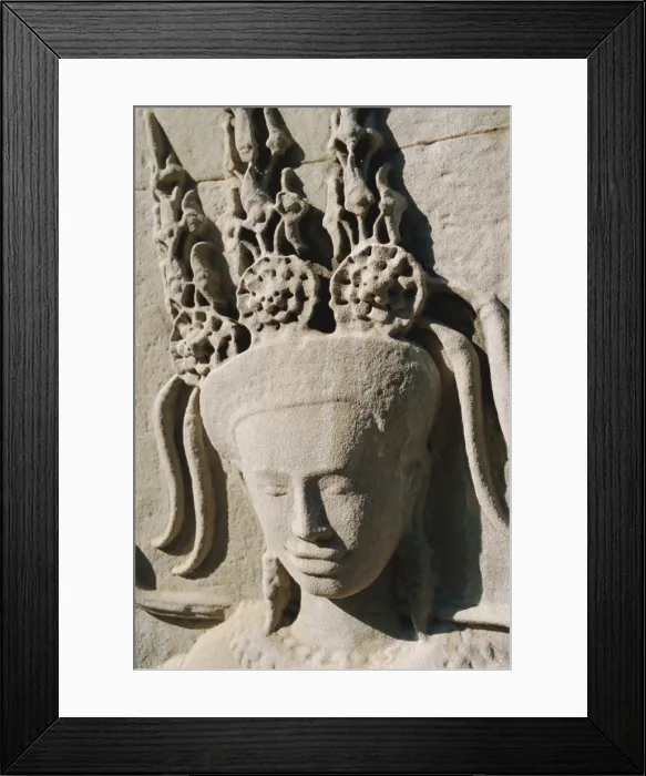 Framed Print : Close-up of carved relief, Angkor Wat, Angkor, Siem Reap, Cambodia, Indochina, Asia Framed Print : Close-up of carved relief, Angkor Wat, Angkor, Siem Reap, Cambodia, Indochina, Asia