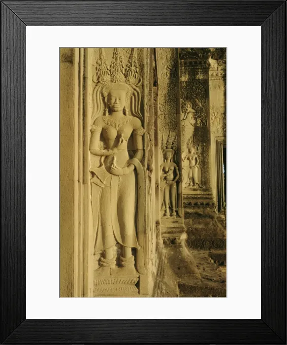Framed Print : Relief carving on the temple at Angkor Wat, Angkor, Siem Reap, Cambodia, Indochina, Asia Framed Print : Relief carving on the temple at Angkor Wat, Angkor, Siem Reap, Cambodia, Indochina, Asia