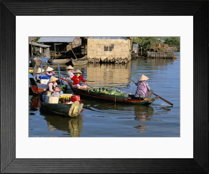 Framed Print : Chong Kneas village, Tonle Sap lake, Siem Reap, Cambodia, Indochina, Southeast Asia, Asia Framed Print : Chong Kneas village, Tonle Sap lake, Siem Reap, Cambodia, Indochina, Southeast Asia, Asia