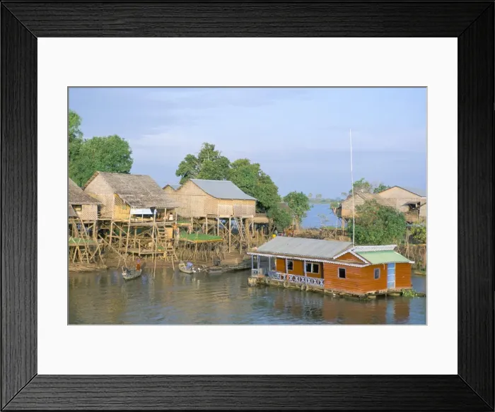 Framed Print : Kompong Chhnang, Tonle Sap lake, Cambodia, Indochina, Southeast Asia, Asia Framed Print : Kompong Chhnang, Tonle Sap lake, Cambodia, Indochina, Southeast Asia, Asia