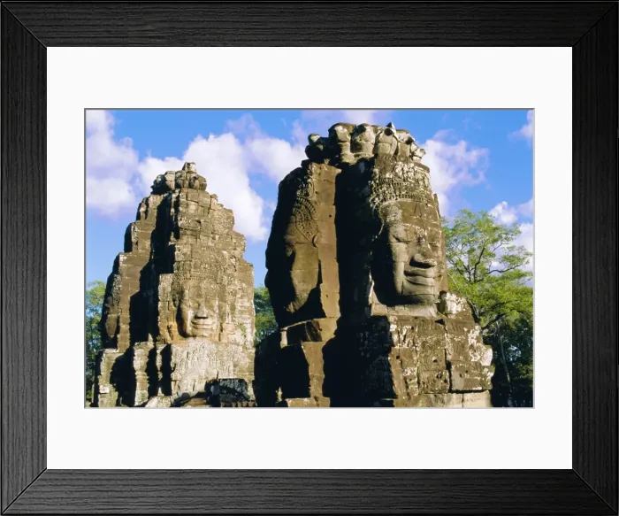 Framed Print : Le Bayon, Angkor, Cambodia Framed Print : Le Bayon, Angkor, Cambodia